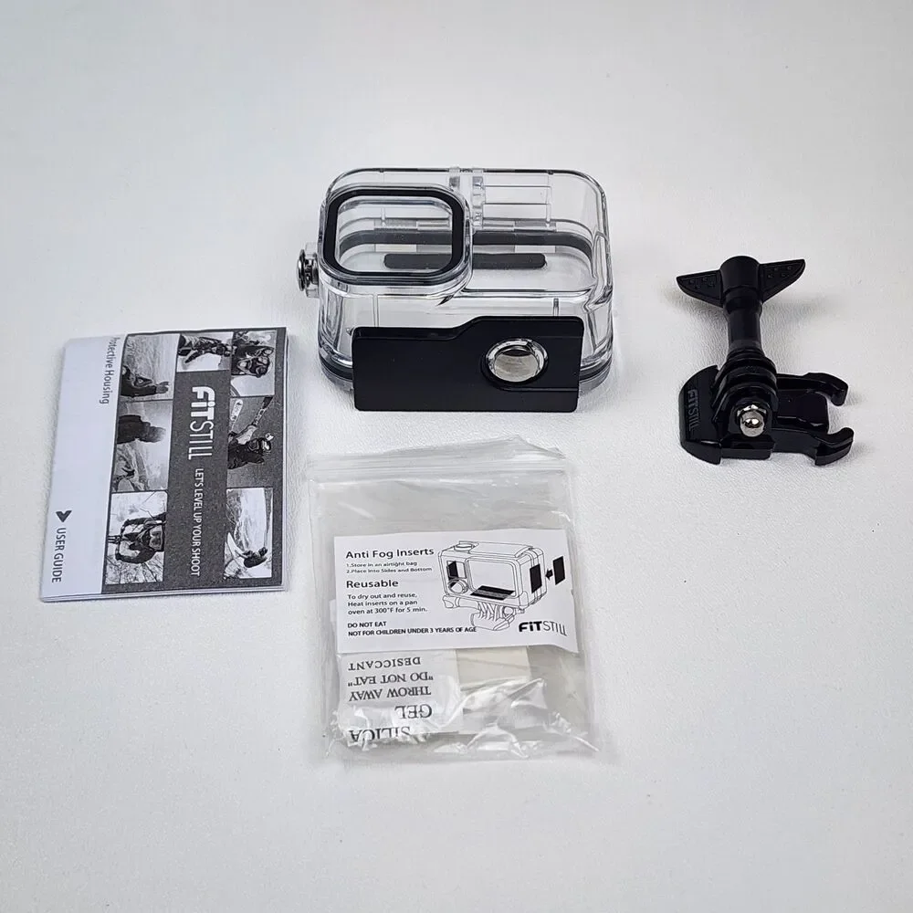 FitStill Waterproof Diving Housing Case for GoPro Hero 13 12 11 10 9 black